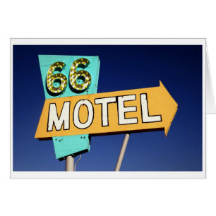 Cartão Route 66 Motel