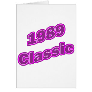 Cartão Roxo 1989 clássico