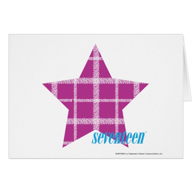 Cartão Roxo 3 da xadrez (Frente Horizontal)