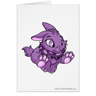 Cartão Roxo de Cybunny