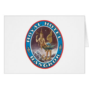 Cartão Royal Hotel Bagkok