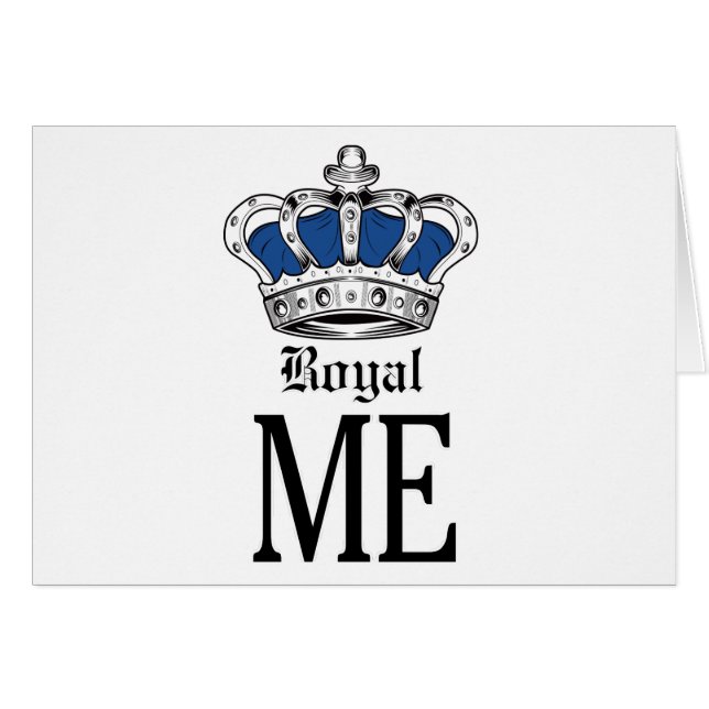 Cartão Royal Me - Azul (Frente Horizontal)