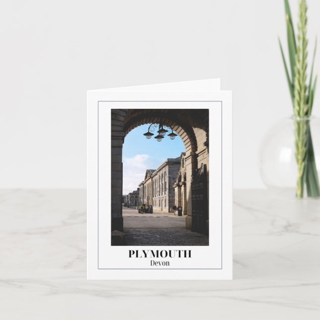 Cartão Royal William Yard, Plymouth, Devon (Frente)