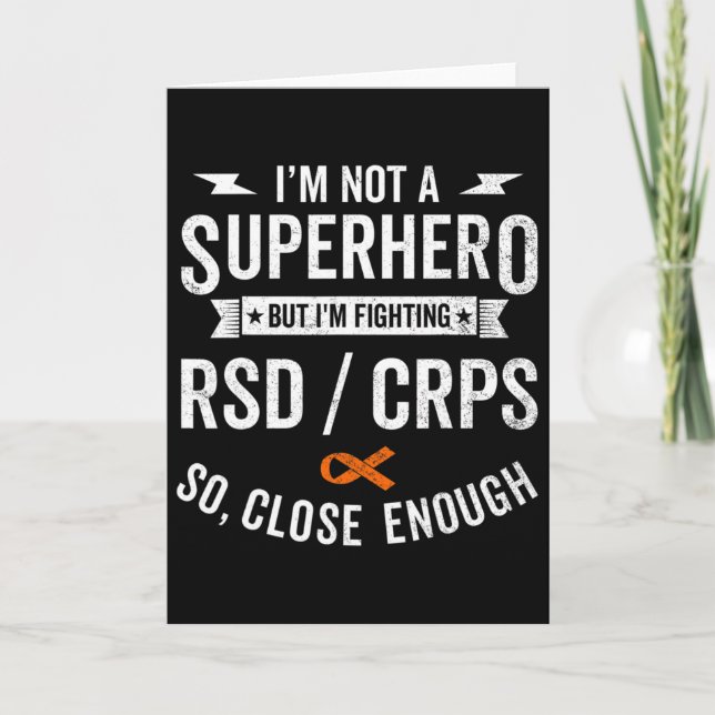 Cartão Rsd Crps Warrior Survivence Support Orange (Frente)
