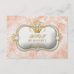 Cartão RSVP 311 Ciao Bella "Peaches & Cream" Vintage Chic