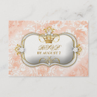 Cartão RSVP 311 Ciao Bella "Peaches & Cream" Vintage Chic