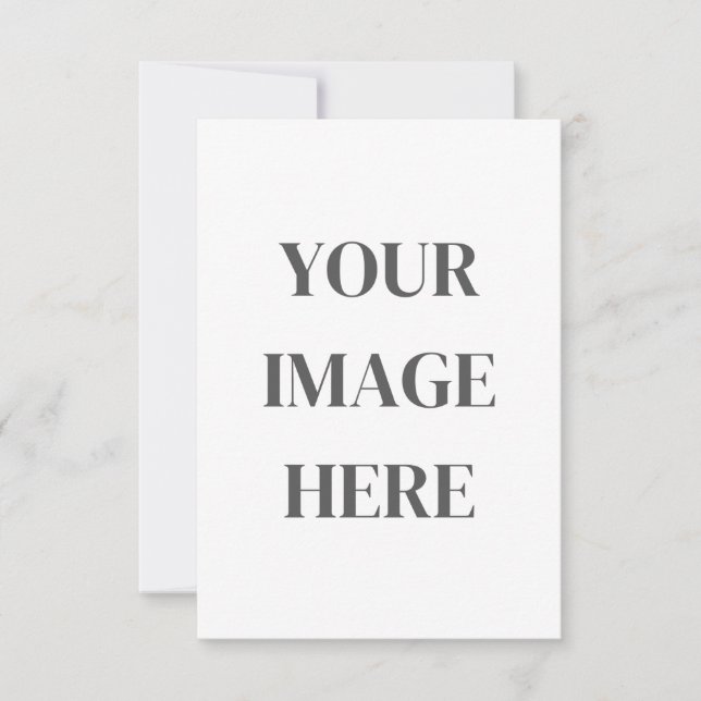 Cartão RSVP 3.5x5 Enclosure Card - Add Your Own Image (Frente)