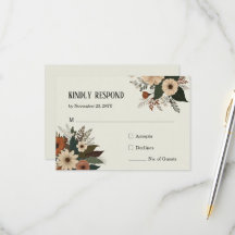 Acentos florais elegantes e uma paleta de cor suav