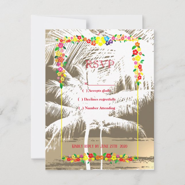 Cartão RSVP Ala Moana (Frente)