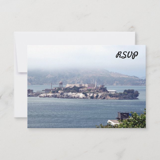 Cartão RSVP Alcatraz (Frente)
