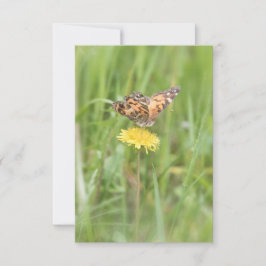 Cartão RSVP American Pintado Lady Butterfly Notecard