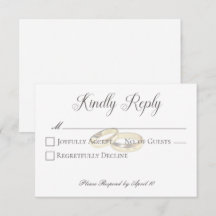 Anéis de Casamento Dourado no Casamento Branco