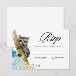 Cartão RSVP Animais Aquíferos