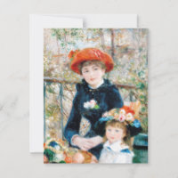 As Duas Irmãs, No Terrace Auguste Renoir