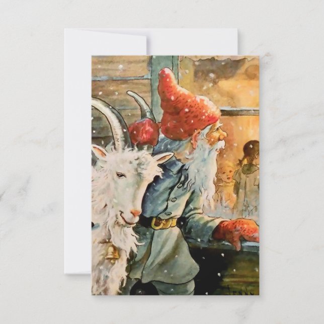 Cartão RSVP "Através da janela" por Jenny Nystrom (Frente)