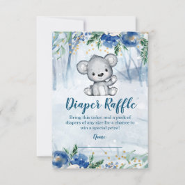 Cartão RSVP Aventura Aguarda Livros Fraldas De Raffle Para Beb
