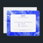 Cartão RSVP Bar Personalizado Bat Mitzvah da Estrela Azul do D<br><div class="desc">Cartão perfeito para anunciar um morcego mitzvah, bar mitzvah ou outra celebração judaica! Mão fez abstrato de arte para você na frente e atrás! TOTALMENTE PERSONALIZÁVEL! Clique em "Personalizar" acima para editar o texto. Clique em "editar usando a ferramenta design" para ajustar as fontes, cores e posicionamentos. Você também pode...</div>