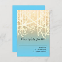 Bat Mitzvah Turquoise e Douradas Luzes Sparkly
