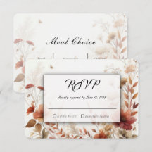 Boho Browns com Borboletas Casamento Floral