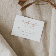 Boho Burnt Orange Calliografia Casamento