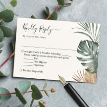 Boho Tropical Monstera Deixa Casamento