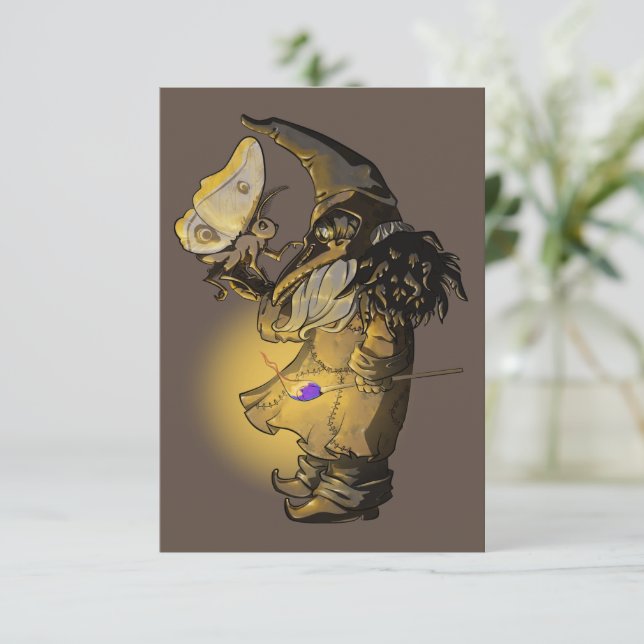 Cartão RSVP Brilho (Em pé/Frente)