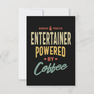 Cartão RSVP Cargo de Entretenedor Homens Presente para Mulhere