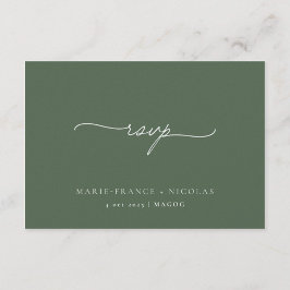 Cartão RSVP Carton Réponse | French