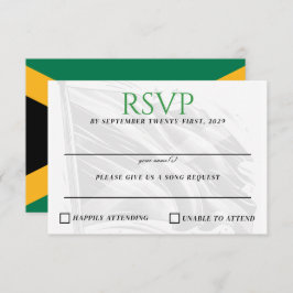 Cartão RSVP Casal Jamaica