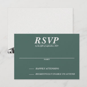 Cartão RSVP Casal Scuba