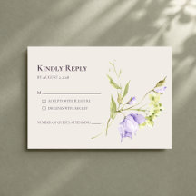 Casamento Botânico Verde Lavanda Mínimo