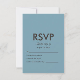 Cartão RSVP Casamento Botânico Vintage Paleta Floral Curada