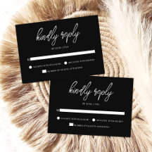 Casamento Branco Preto de Script Contemporâneo na 