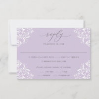 Casamento Clássico de Lilac Vintage, Lavanda Elega