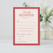 Casamento Clássico Elegante Vermelho e Creme