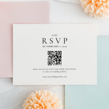 Casamento Código Qr Moderno Limpo