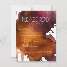 Casamento com Borrão de Aquarela