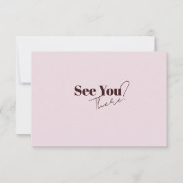 Cartão RSVP Casamento com Código QR Minimalista Moderno Elegan