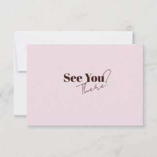 Cartão RSVP Casamento com Código QR Minimalista Moderno Elegan