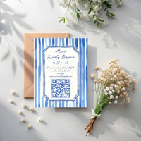 Casamento com listras vintage desenhadas à mão em