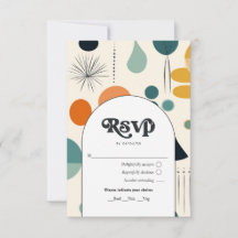 Casamento com Padrão e Tipografia Vintage Retrô