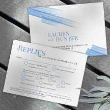 Casamento com refeição azul-azul de céu simples e 