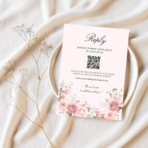 Casamento Cor-de-Rosa Floral Elegante