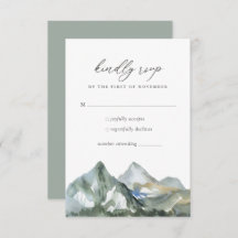 Casamento da Floresta Rustic Watercolor