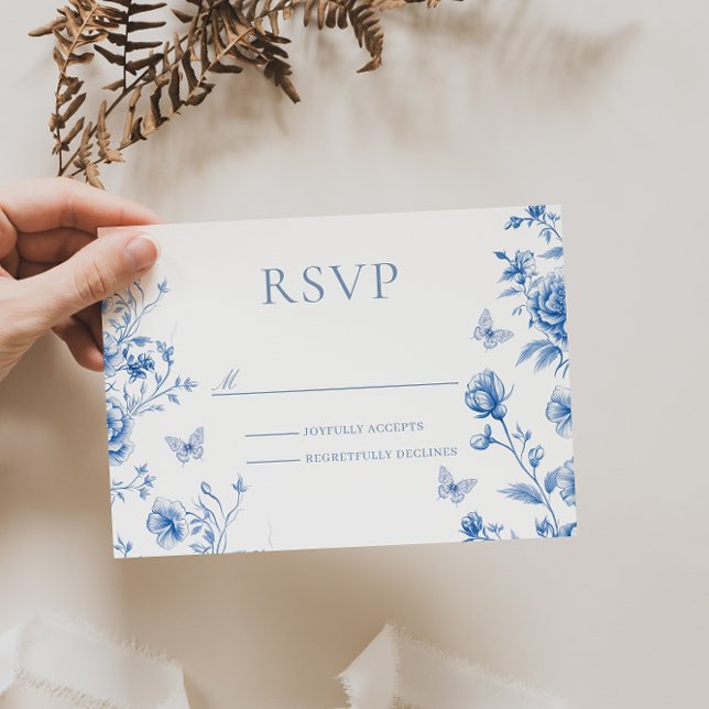 Cartão RSVP Casamento das Flores da primavera de Belo Encantad (Criador carregado)