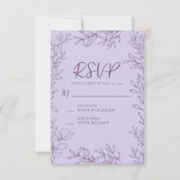 Casamento de Arte em Linha Botânica com Lavanda Ro