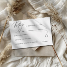 Casamento de Caligrafia Simples Preto e Branco
