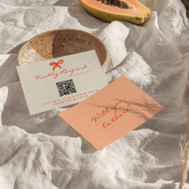 Cartão RSVP Casamento de Código QR de Fita Desenhada Retroativ
