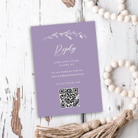 Casamento de Código QR Online de Wildflower Online