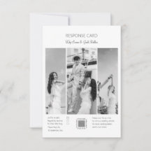 Casamento de Colagem de Fotos em Preto e Branco El